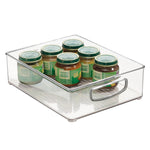 iDESIGN Small Stackable Plastic Storage Bin, Clear (63698)