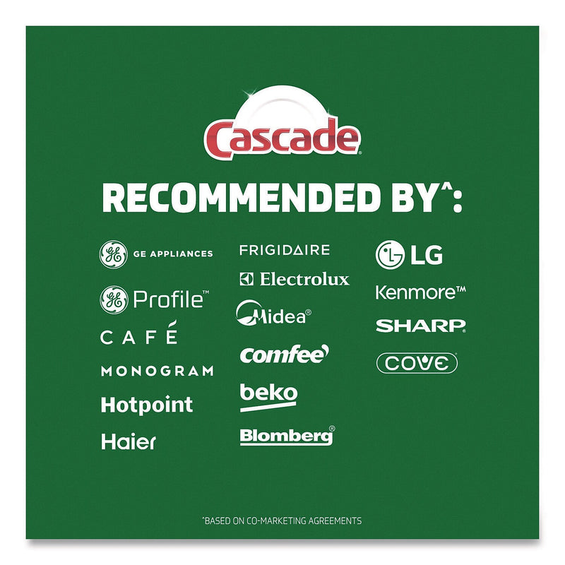 Cascade Complete ActionPacs Dishwasher Detergent, Fresh Scent, 4 Pacs/Pack, 30 Packs/Carton (80818933)