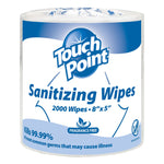 Touch Point Sanitizing Wipes Refill, 2000 Wipes/Container, 2/Carton (WS2000FF)