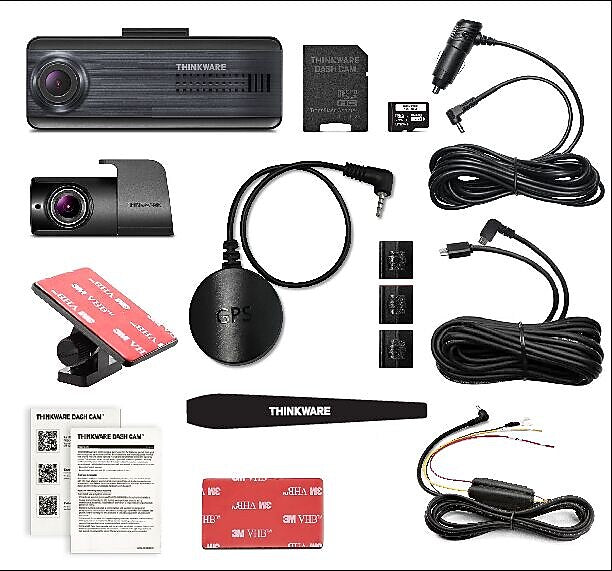 Thinkware Q200 2K QHD Dash Cam with Rear Camera, Smart Parking Mode & Wi-Fi (TW-Q200DCHG)