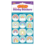 Trend Enterprises Refreshing Rainbows Vanilla Scent Scratch 'n Sniff Stinky Stickers, Multicolored, 48/Pack, 6/Packs/Bundle