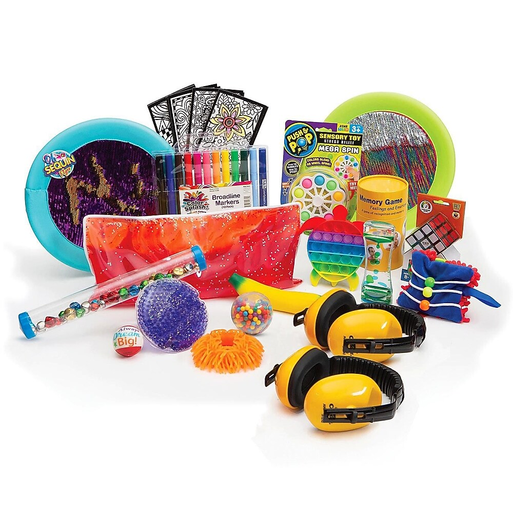 S&S Worldwide Calming Kit, Manipulative, Assorted Colors (LR4538)