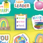 Happily Ever Elementary Creatively Inspired Motivators Shape Stickers, Multicolored, 72/Pack, 12 Packs/Bundle (CD-168328-12)