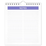 2026 AT-A-GLANCE 6.5" x 7.5" Monthly Wall Calendar, White/Purple (PM5-28-26)