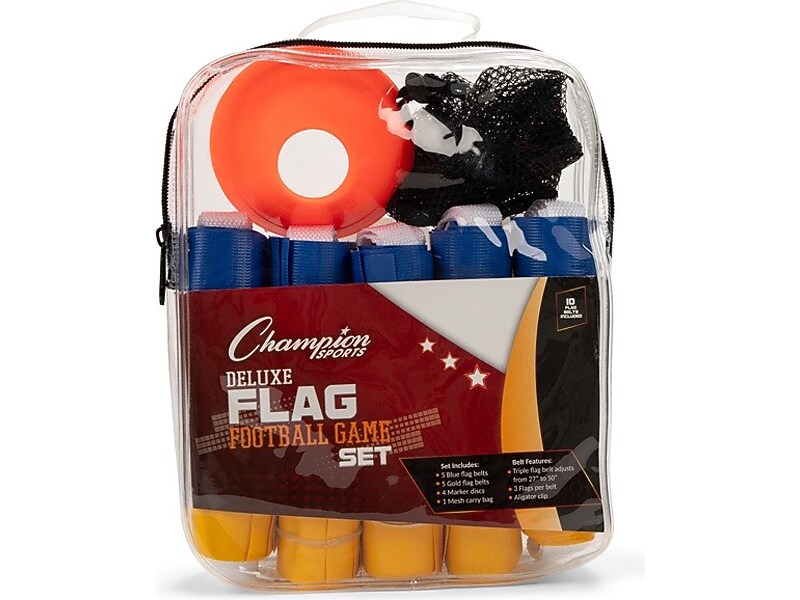 Champion Sports Deluxe Flag Football Set, Multicolor (TFFSET)