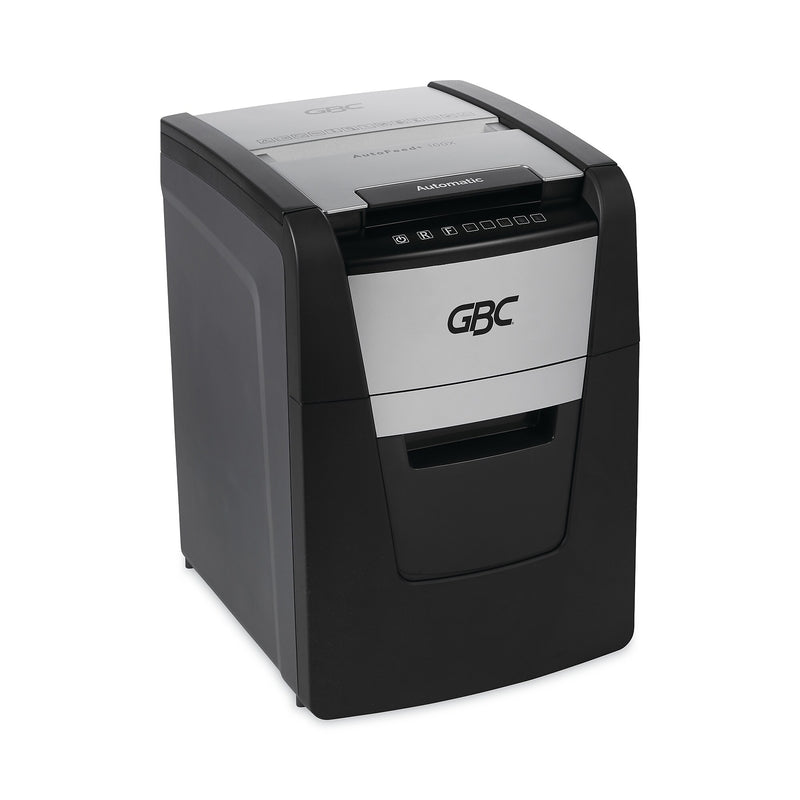 GBC® AutoFeed+ 100X Super Cross-Cut Home Office Shredder, 100 Auto/8 Manual Sheet Capacity