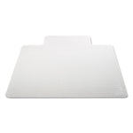 Alera Cleated Carpet Chair Mat with Lip, 45" x 53'', Clear ( ALEMAT4553CLPL)