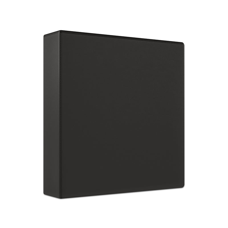 Staples 2" 3-Ring View Binder, Black (ST23722-CC)
