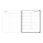 Planning Calendar BS Baccara Dark Poly CYO 8x10 RY26 Monthly Safety Wirebound -