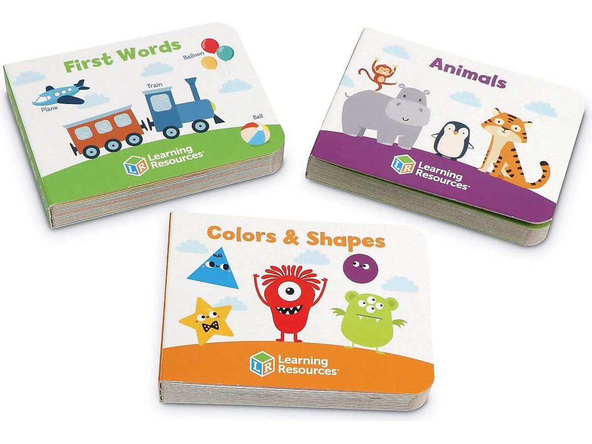 Learning Resources Skill Builders! Toddler Flash Card Flip-Books, 3 Books/Set (LER6190)