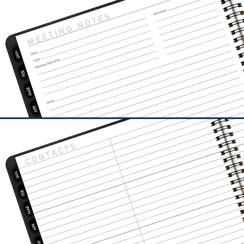 2026 AT-A-GLANCE Contemporary 9" x 11" Monthly Planner, Faux Leather Cover, Charcoal (70-260X-45-26)