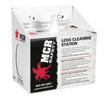 MCR Safety Disposable Lens Cleaning Station, 8 oz., White (135-LCS1)