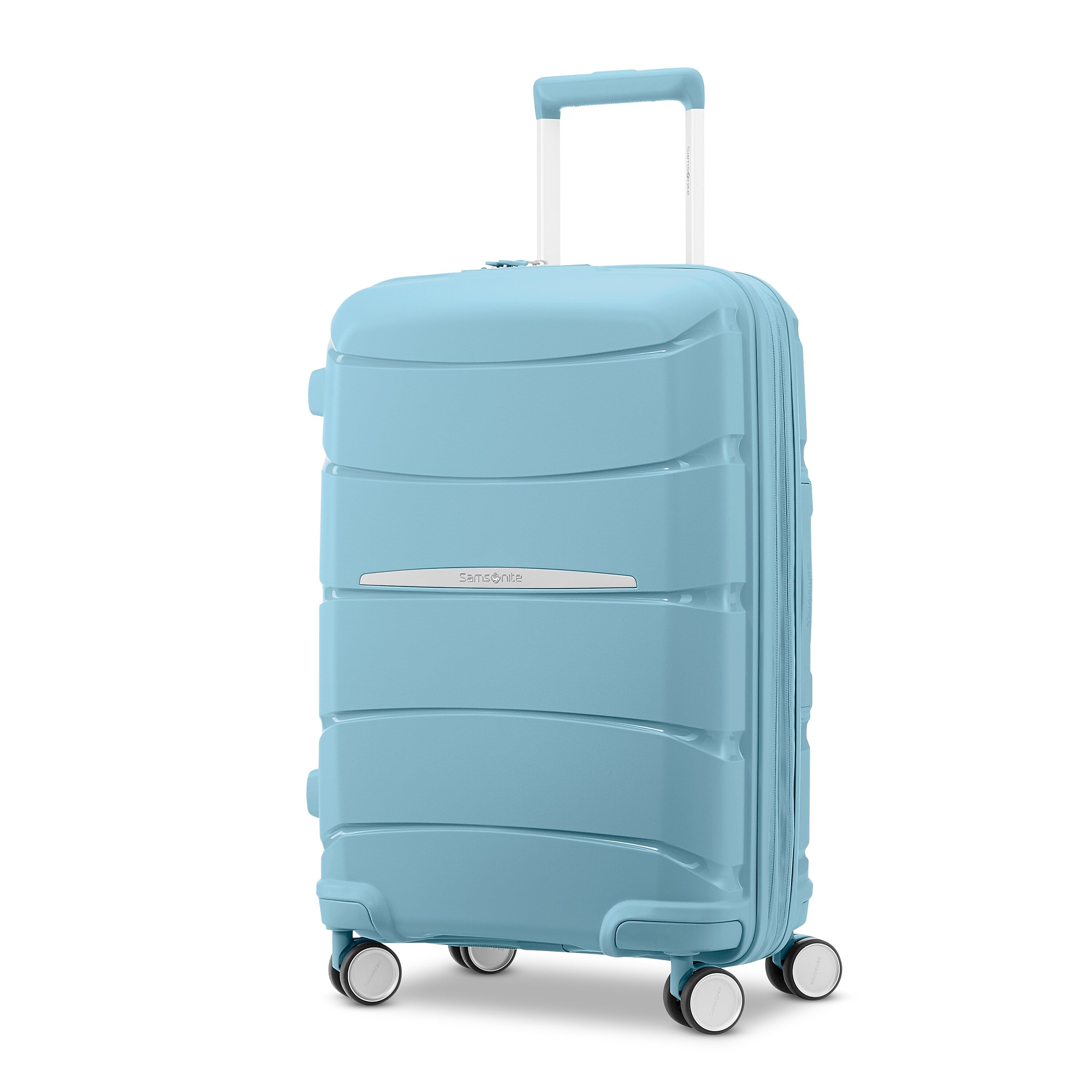 Samsonite Outline Pro 10.0" Hardside Carry-On Suitcase, 4-Wheeled Spinner, Vintage Blue (137393-9173)