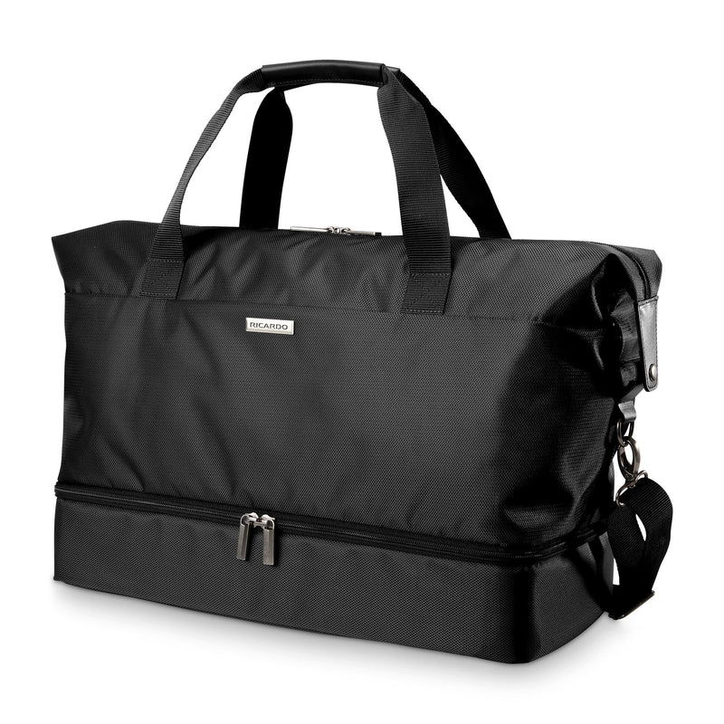 Ricardo Beverly Hills Avalon 22.5" Polyester Carry-On Weekender Duffel, Black (135-19-001-DFL)