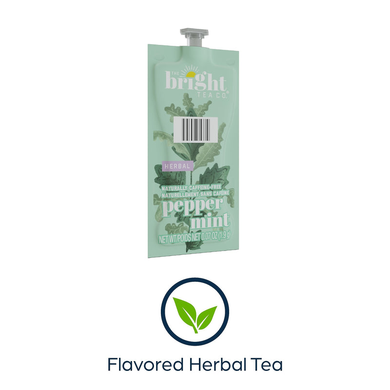 The Bright Tea Co. Peppermint Tea, Flavia Freshpacks, 100/Carton (MDRB505)