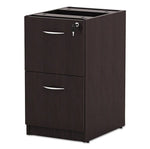 Alera Valencia File Drawer Full Pedestal, 15 5/8" x 20 1/2" x 28 1/2", Espresso