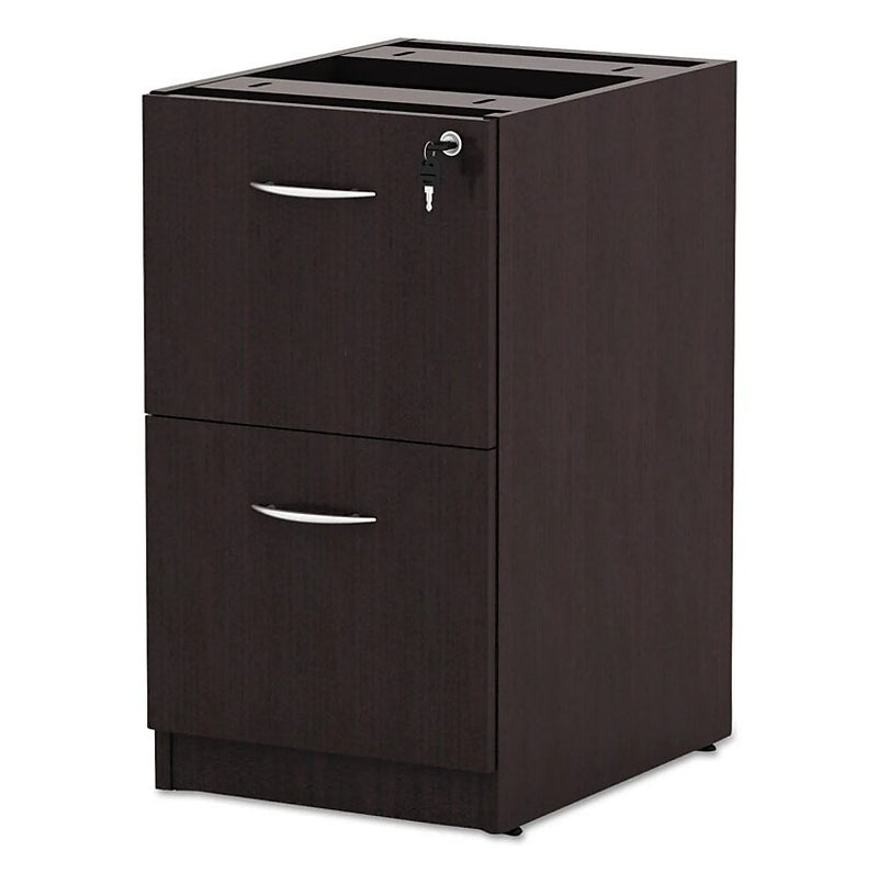 Alera Valencia File Drawer Full Pedestal, 15 5/8" x 20 1/2" x 28 1/2", Espresso
