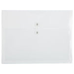JAM Paper Premium Plastic Document File, Letter, White, 3/Pack (218B1WHX3)