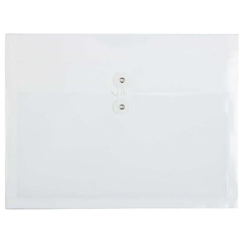 JAM Paper Premium Plastic Document File, Letter, White, 3/Pack (218B1WHX3)