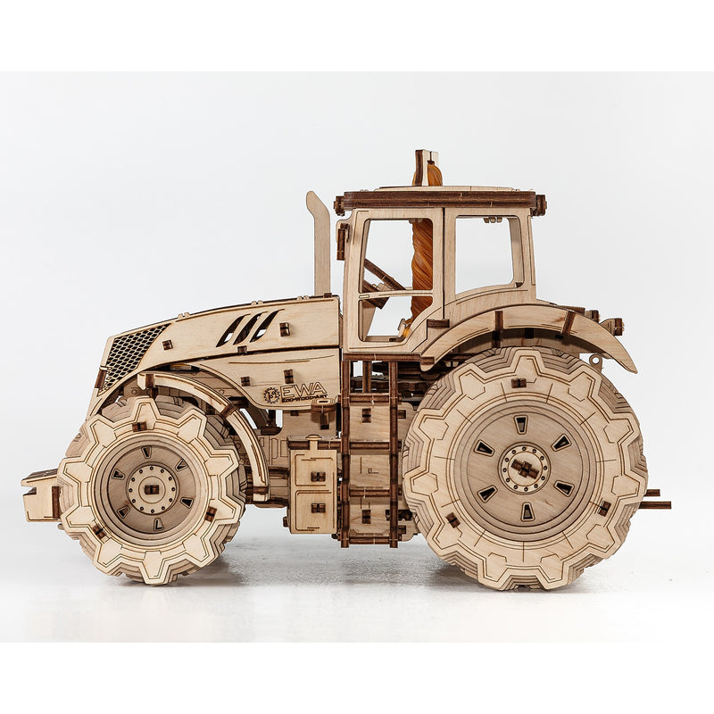 EWA Eco-Wood-Art Tractor 3D Wooden STEM Construction Kit, 358 Pieces/Set (AVRAV0523401)