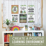 Hadley Designs 11" x 14" Farmhouse Greenery Reading Posters For Classroom Library Decor, 6/Set (HDDX004A2EQ5P)