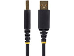StarTech 2' USB-A to 2-Port RS-232 Serial Adapter Cable, Male-to-Male, Black, 'DI Chip, COM Retention (2P1FFC-USB-SERIAL)