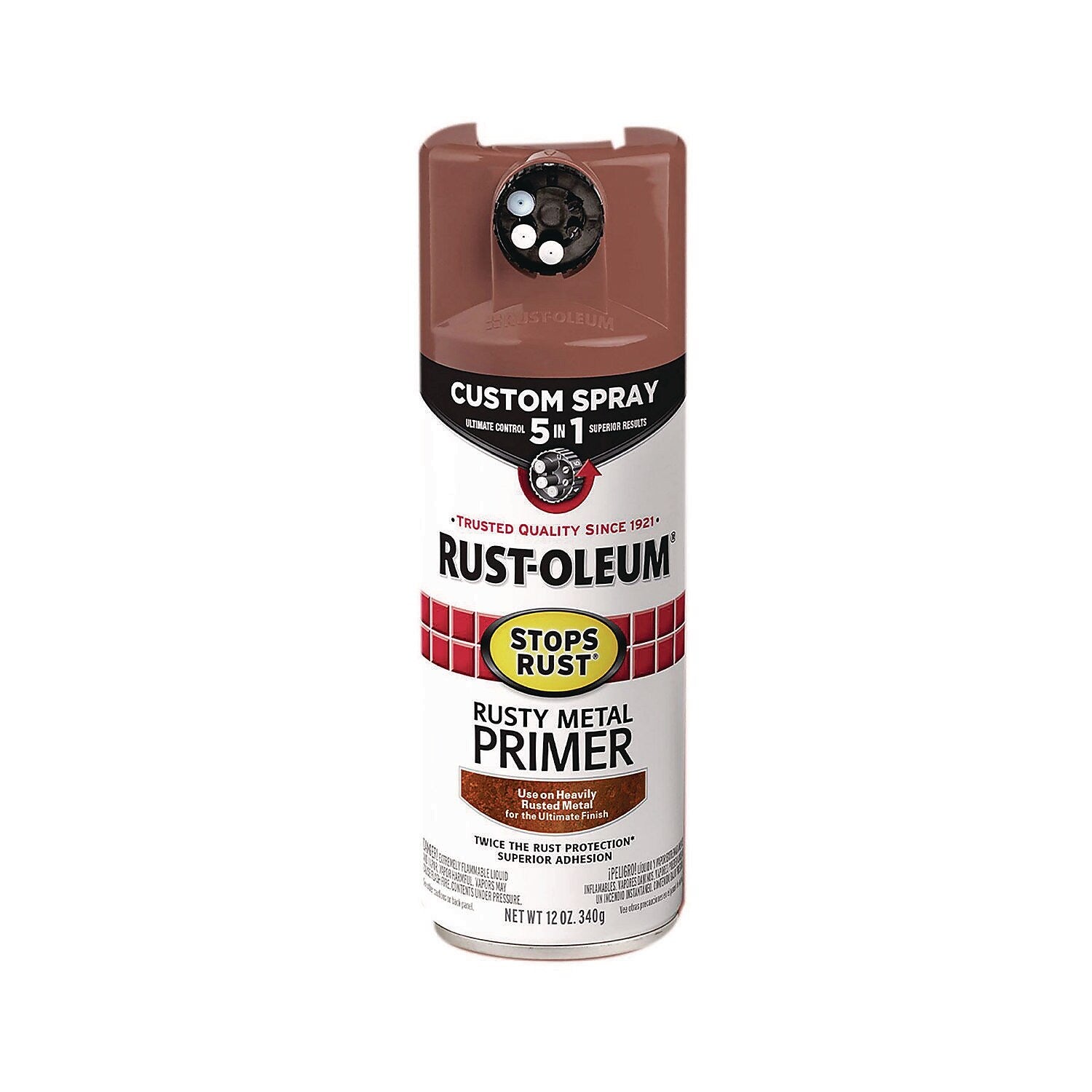 Rust-Oleum Rusty Metal Primer, 12 oz., 6/Carton (384755)