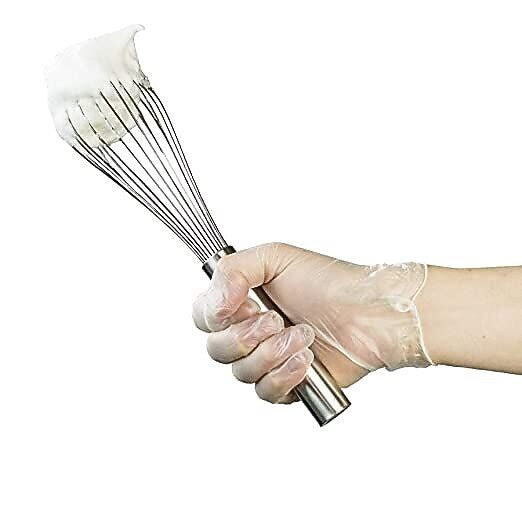 Ammex Professional VPF Powder Free Vinyl Exam Gloves, Latex-Free, Clear, Small, 100/Box (VPF62100)