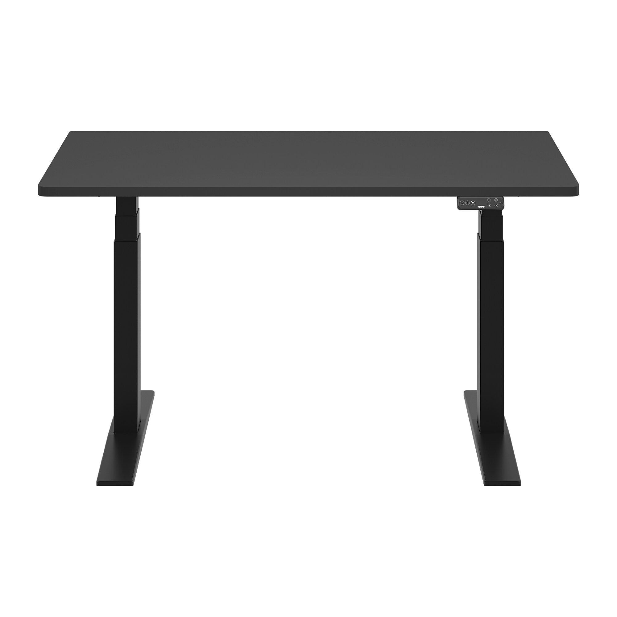FlexiSpot E7COMMERCIAL 55''W Electric Adjustable Particle Board Standing Desk, Black (E7BCOM5528-B)