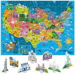 Headu Discover the USA 108-Piece Jigsaw Puzzle (HDUMU57946)