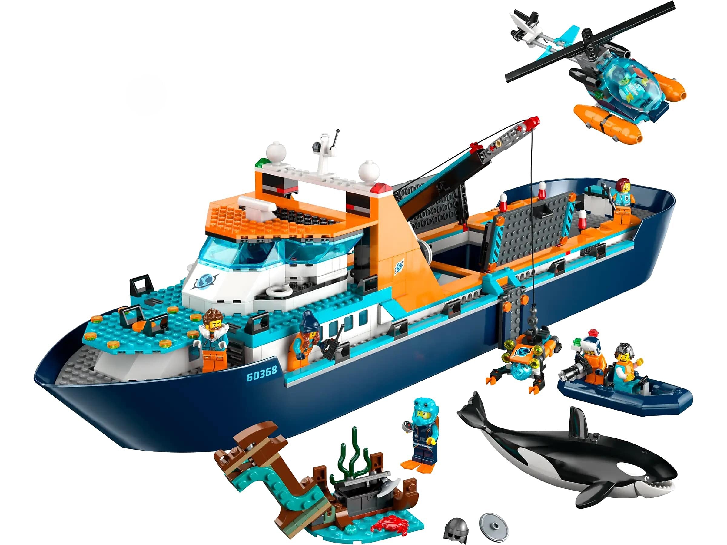 LEGO City Arctic Explorer Ship Building Set (60368)