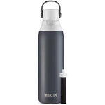 Brita Stainless Steel Filtered Water Bottle, 20 oz., Carbon (36447)