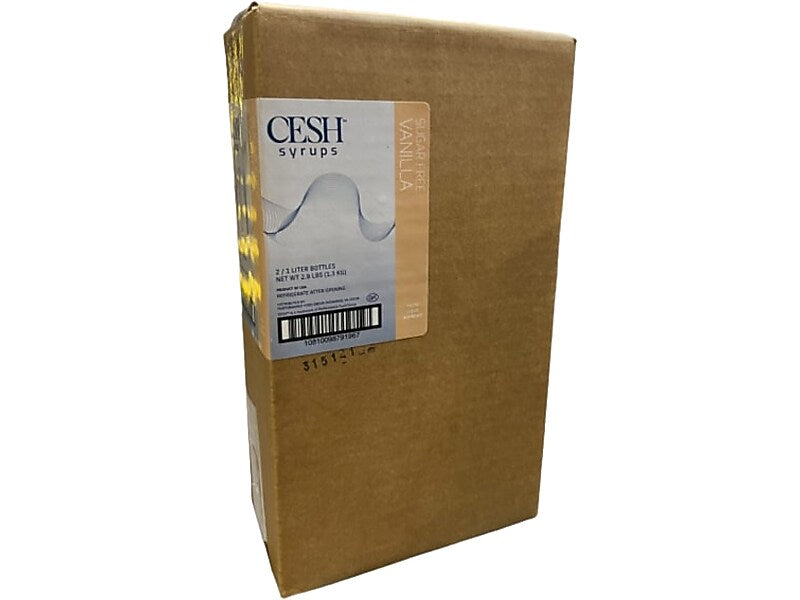 CESH Vanilla Sugar-Free Syrup, 2/Carton (GRE79196)