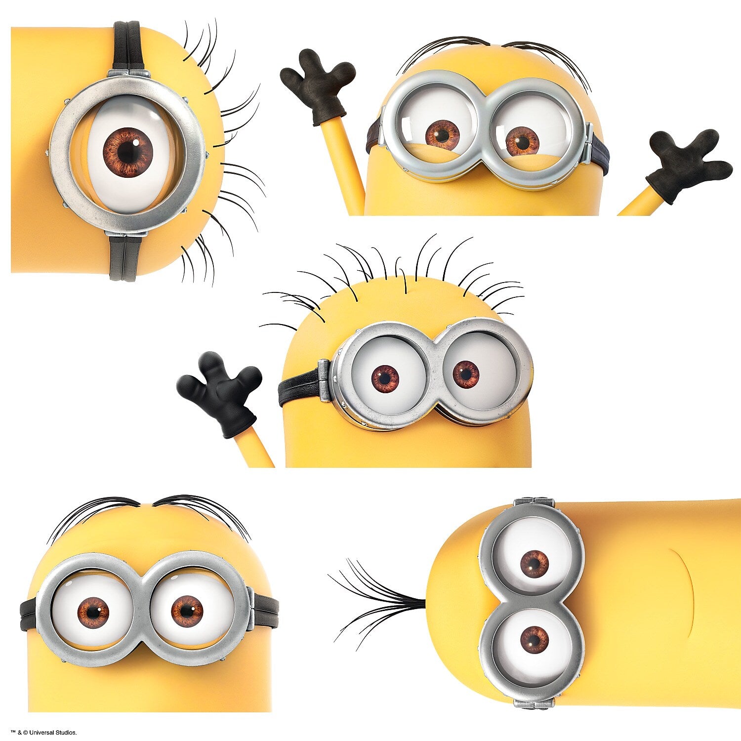 York Wallcoverings Despicable Me 3 Peeking Minions Giant Contemporary Decals, Music, Movies & TV (RMK3567GM)