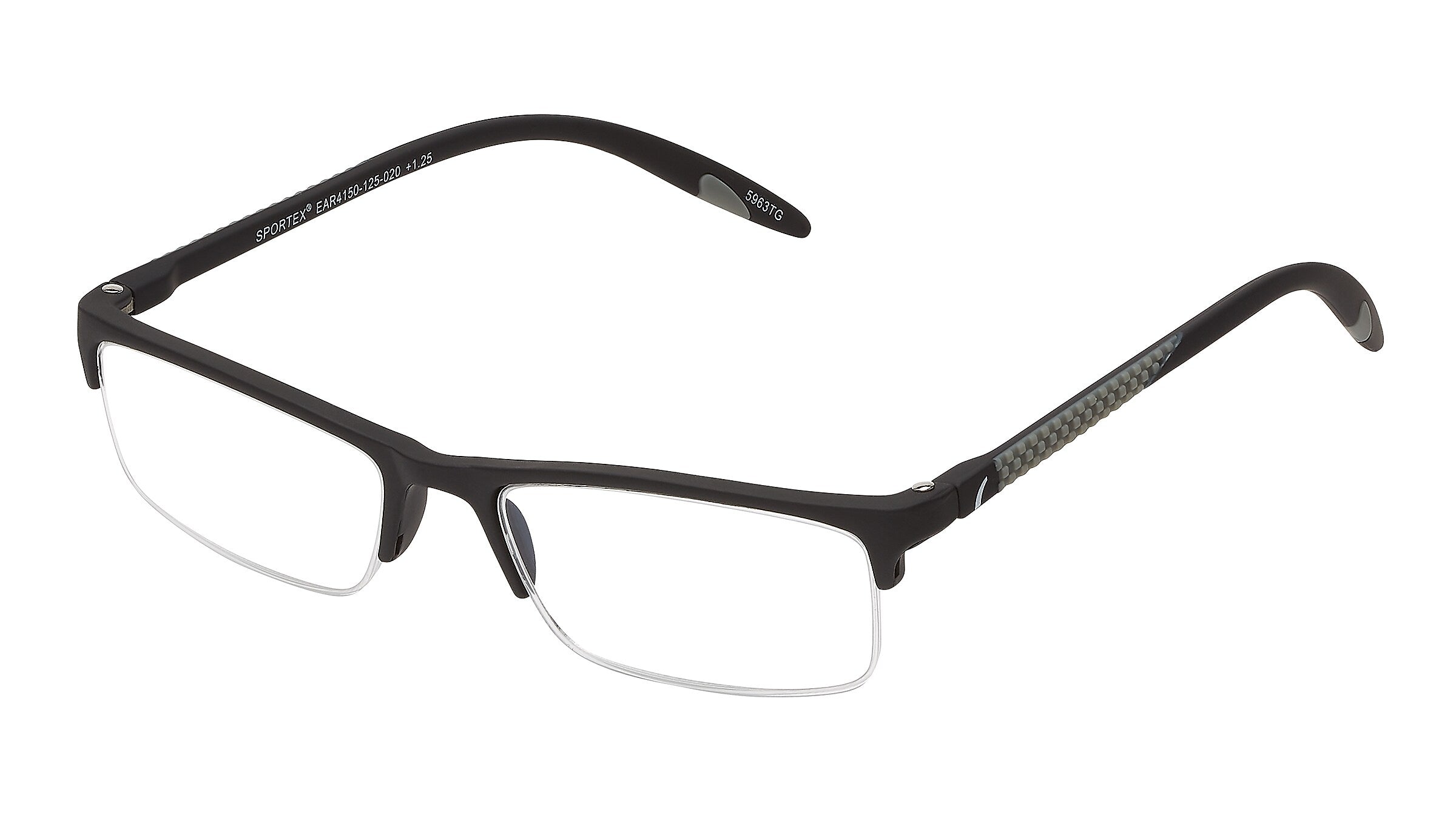 SAV Sportex +1.75 Reading Glasses, Gray (EAR4150)