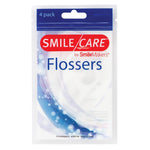SmileMakers SmileCare Dental Flosser with Pick, 4/Pack, 144 Pack/Carton (DEN768)