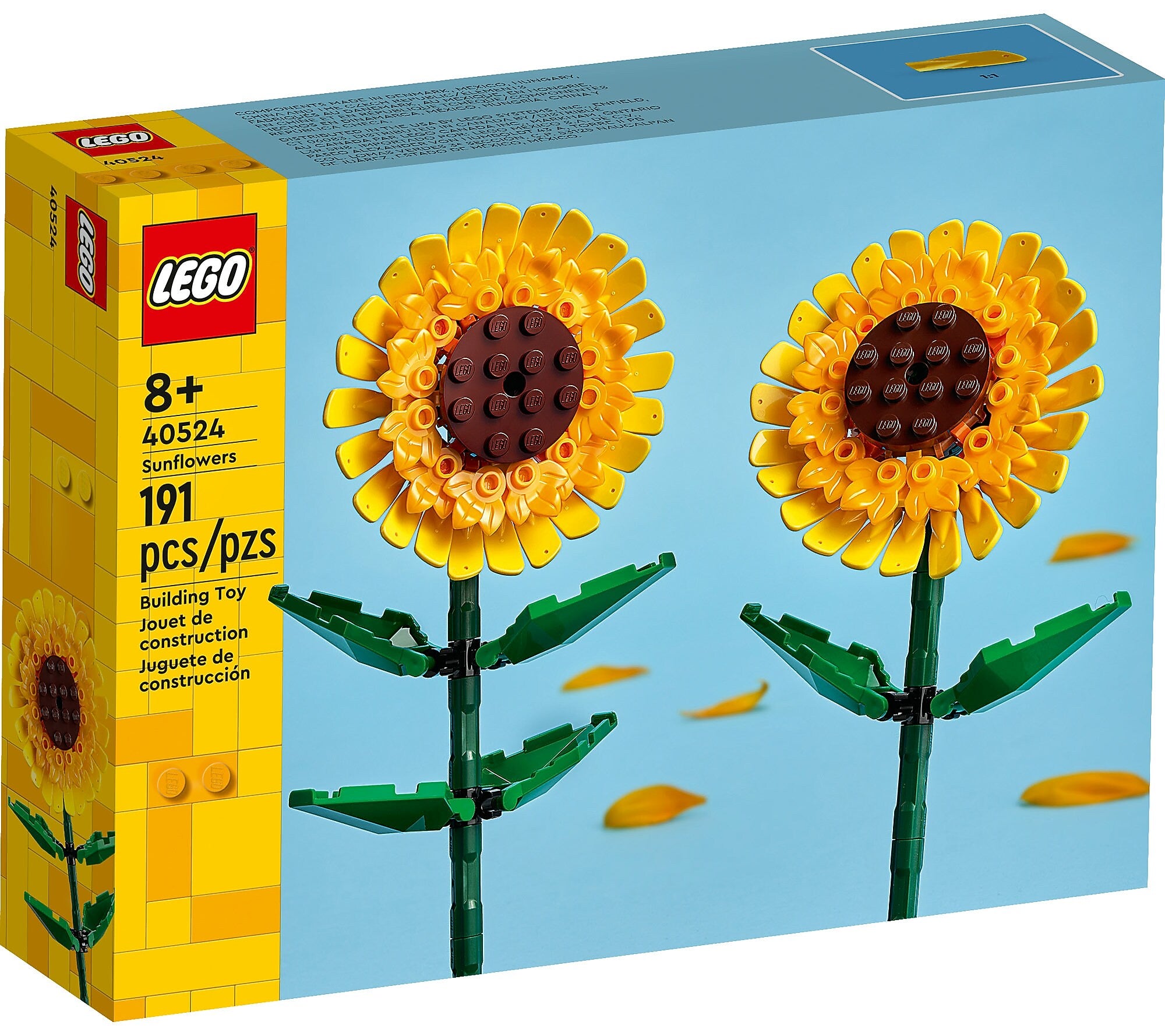 LEGO Botanicals Sunflowers, 191 Pieces (40524)