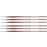 da Vinci COLLEGE Oil and Acrylic Synthetic Student Round Brush, 6 Brushes/Pack (DVXVA87301-6)