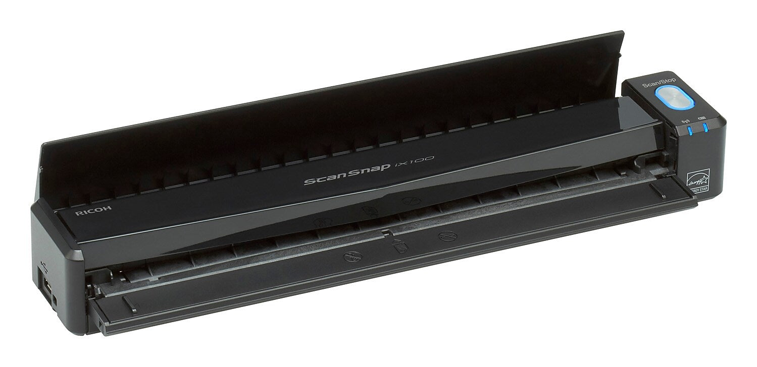 RICOH ScanSnap iX100 Wireless Portable Scanner, Black (PA03688-B005)