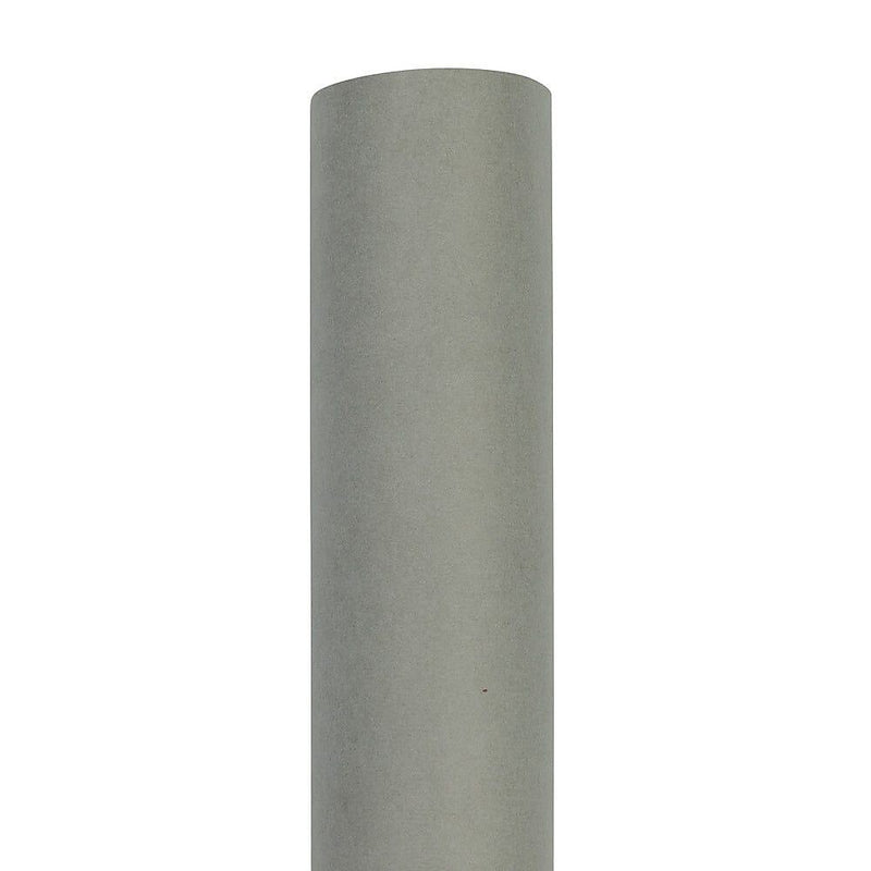 JAM Paper Short Mini Roll Wrapping Paper, 26.3 sq. ft., Gray, 2/Pack(277013539263a)