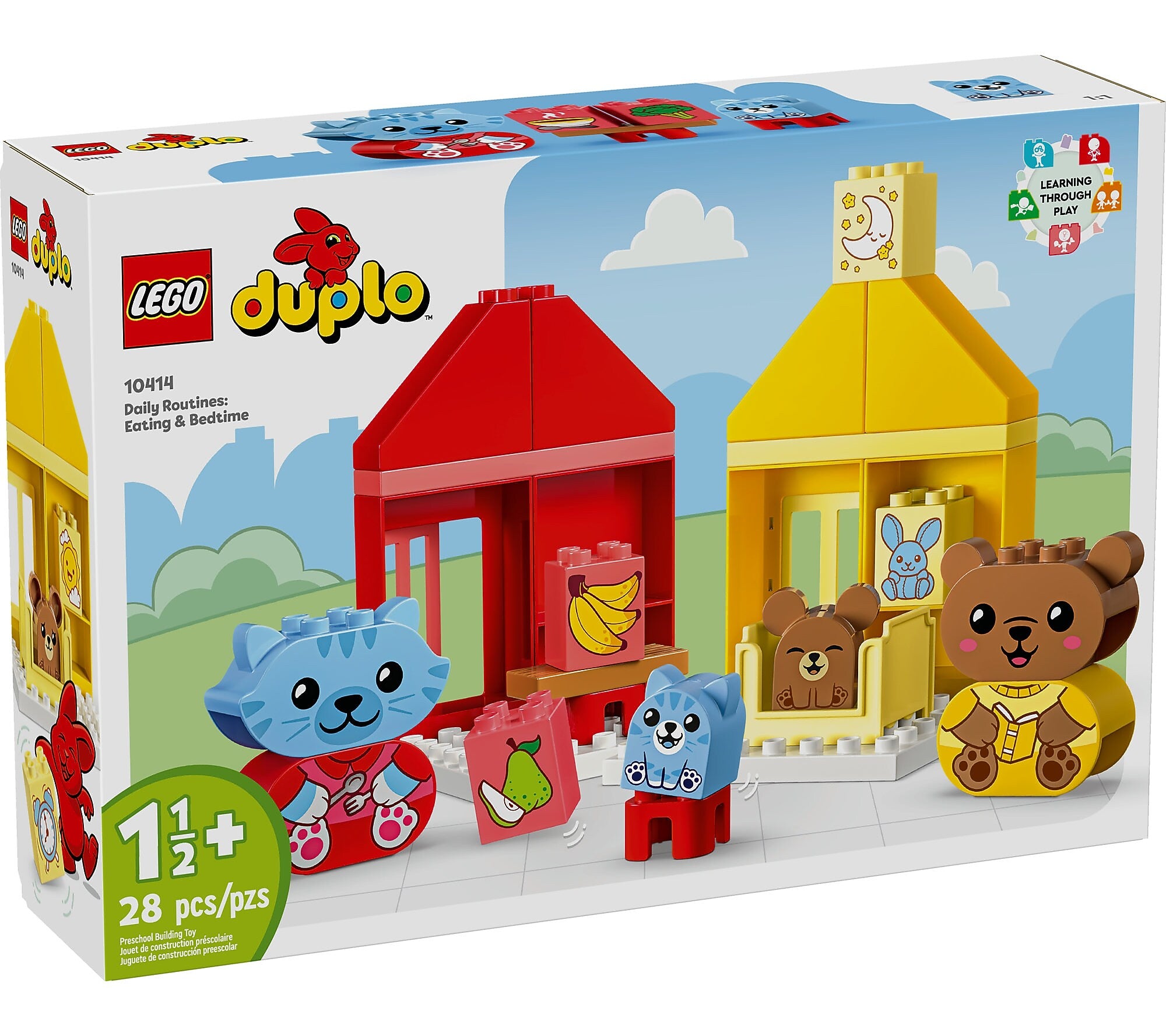 LEGO DUPLO My First Daily Routines: Eating & Bedtime, 28 Pieces (10414)