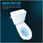 Toto Drake 1.6 gal. Gravity Flush Toilet, Cotton (MW7763074CSG#01)