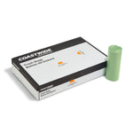 Coastwide Professional™ 60 Gallon Trash Bag with 30% PCR, 38" x 58", Low Density, 0.8 mil, Green, 100 Bags/Box (CW62423)