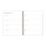 2026 Blue Sky Green Earth Freya Lilac 8.5" x 11" Calendar Year Weekly & Monthly Planner, Plastic Cover (153757)