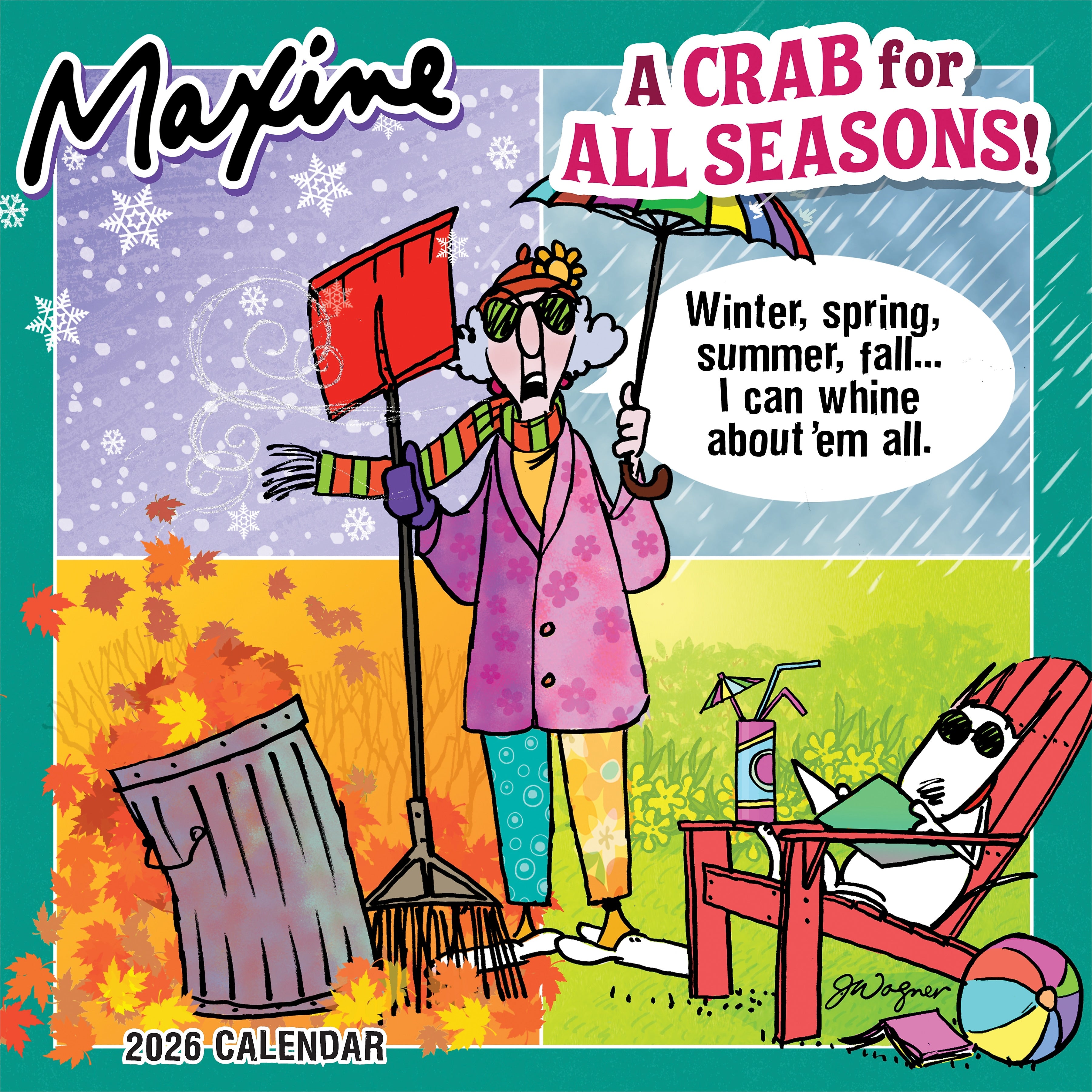 2026 TF Publishing Maxine 12" x 12" Monthly Wall Calendar (26-1110)