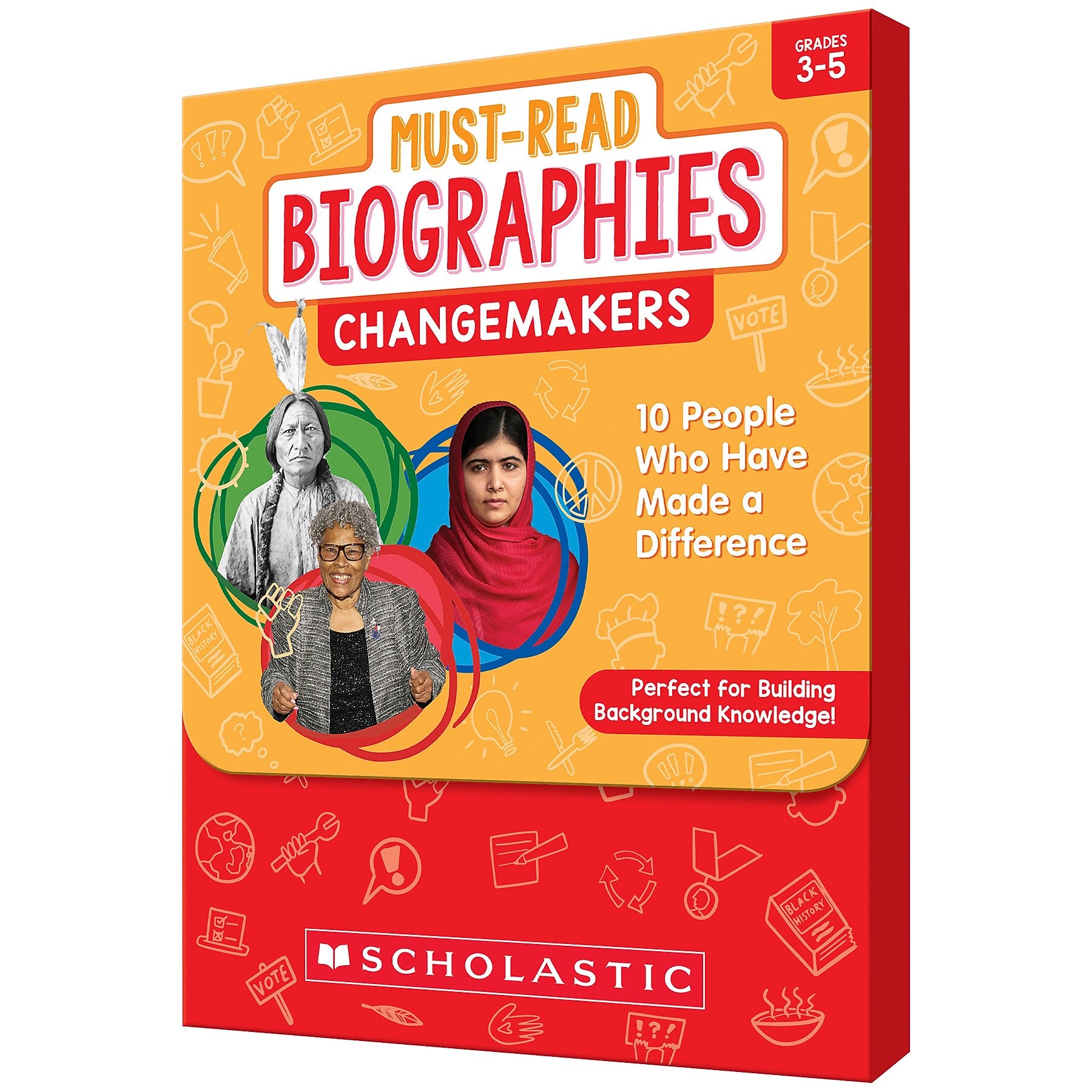 Scholastic Teaching Solutions Must Read Biographies Changemakers Boxed Set, 62/Set