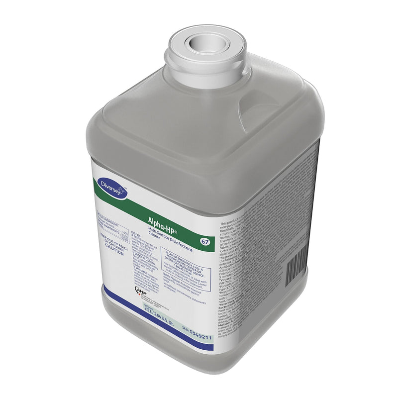 Alpha-HP 35 Disinfectant for Diversey J-Fill, Citrus, 2.5 L / 2.64 U.S. Qt., 2/Carton (55492110)