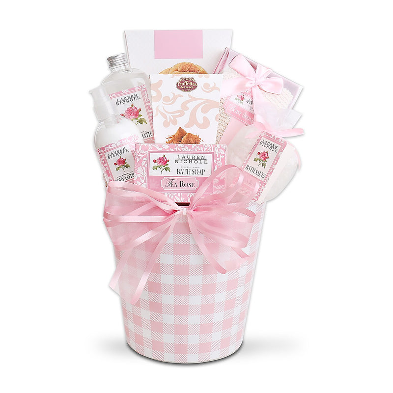 Alder Creek Rose Spa Gift Basket (FG04822)