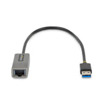 StarTech USB to Ethernet Adptr, USB 3.0 to 10/100/1000 Gigabit Ethernet LAN Adapter, 1ft/30cm Attached Cable, USB to RJ45 Adptr