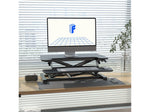 FlexiSpot M7 Series 28"W Manual Rectangular Adjustable Standing Desk Converter, Black (M7-E-28B)
